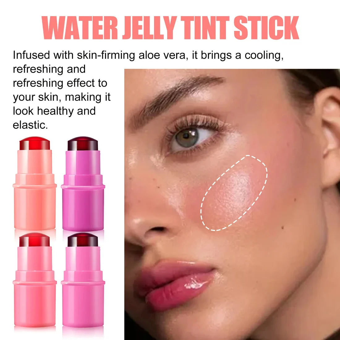 Cooling Water Jelly Cheek Stain and Lip Stain