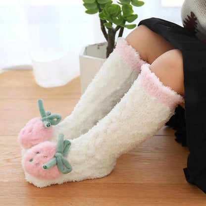 Baby Cartoon Fuzzy Warmer Socks