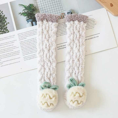 Baby Cartoon Fuzzy Warmer Socks