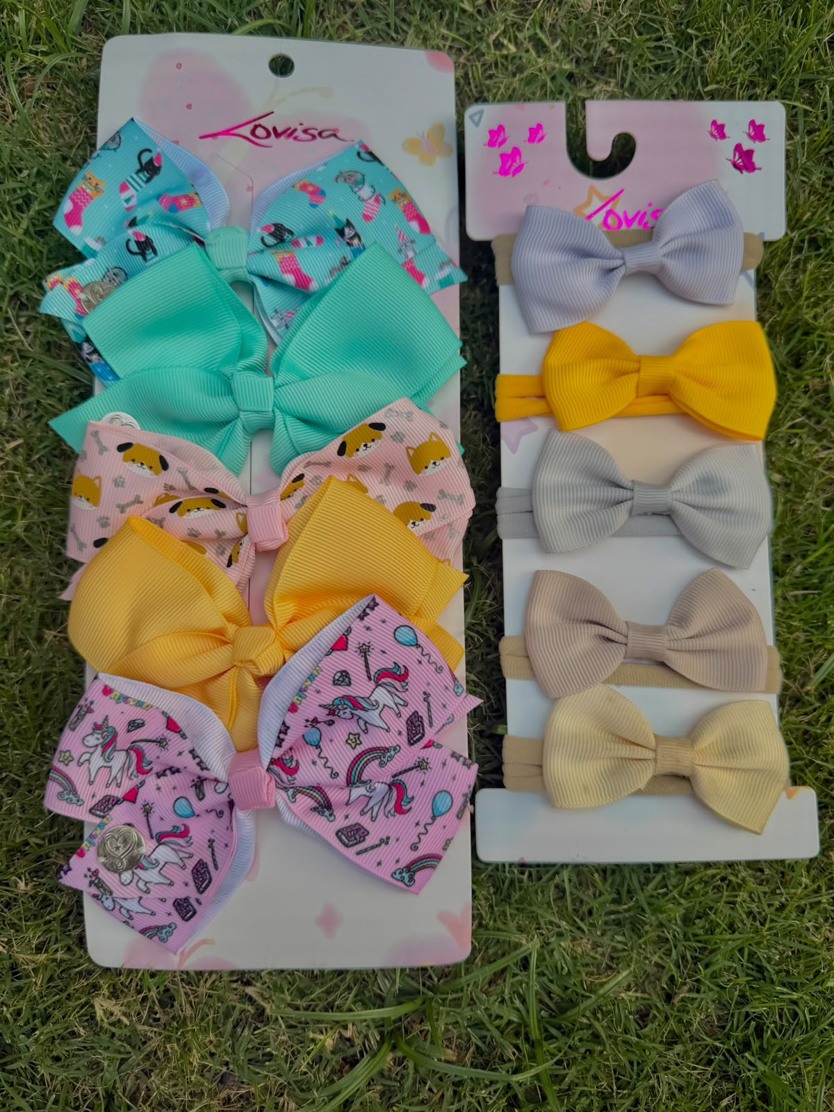 Girls’ Hair Accessories Collection – Bows, Clips, Pins & Elastic Bands