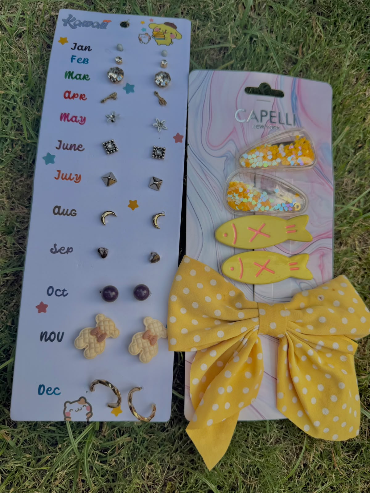 Girls’ Hair Accessories Collection – Bows, Clips, Pins & Elastic Bands