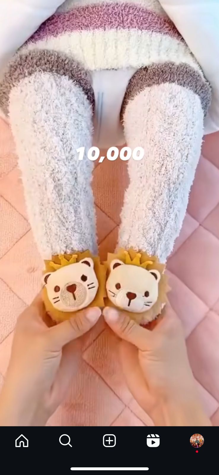 Baby Cartoon Fuzzy Warmer Socks