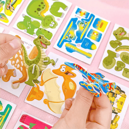 Educational 3D Cartoon Puzzle (pack of 10)