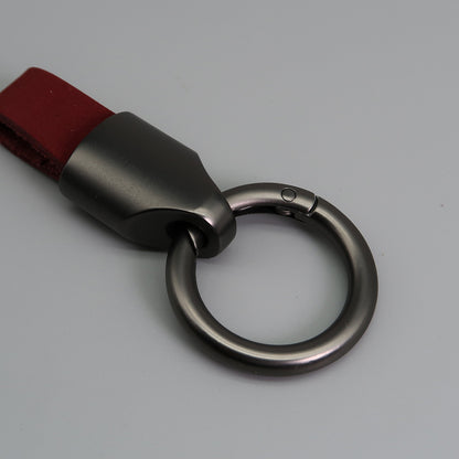 Frosting Leather Car Keychain