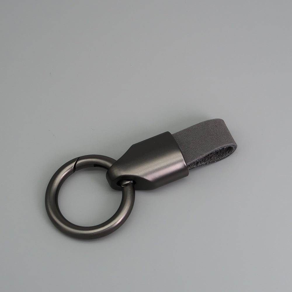 Frosting Leather Car Keychain