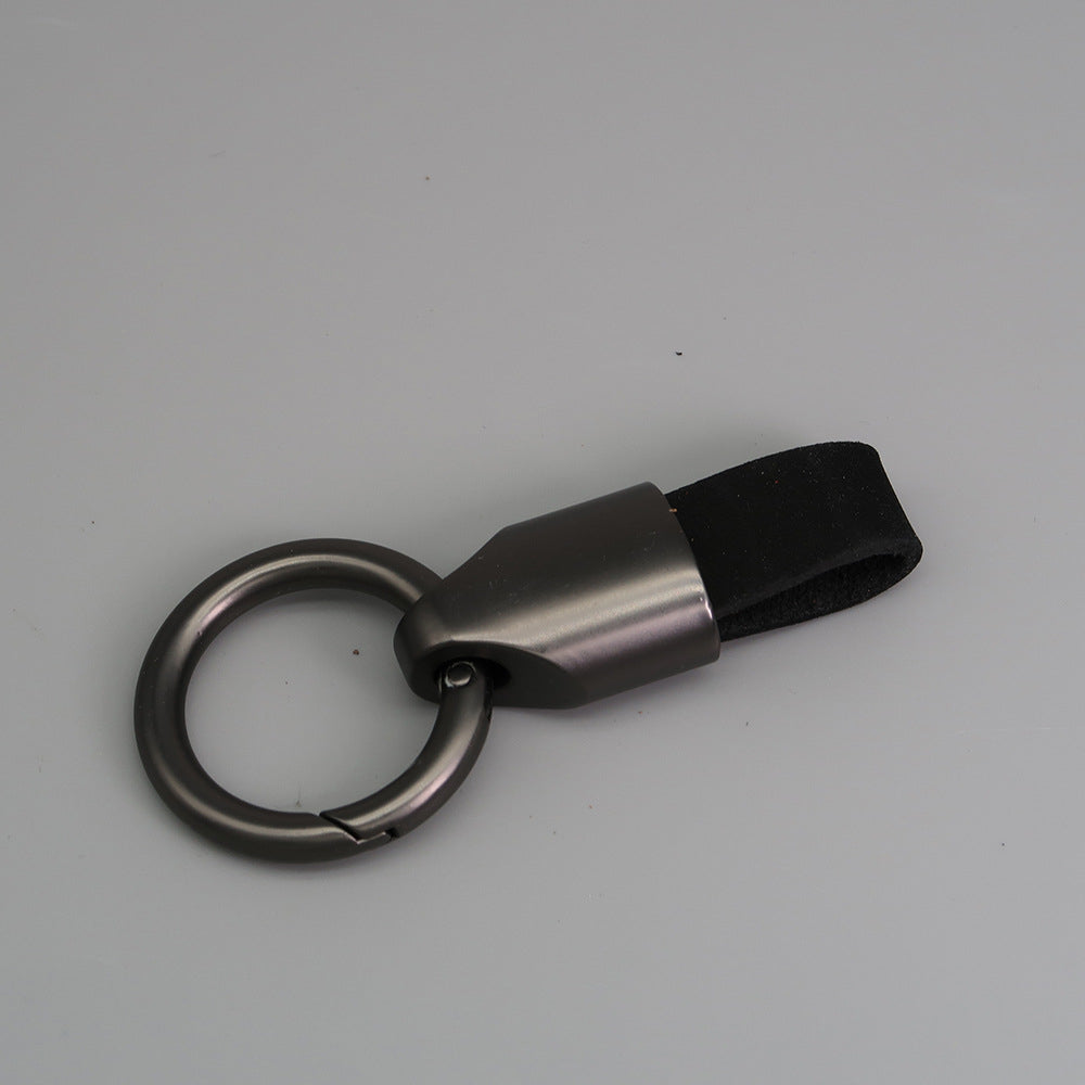 Frosting Leather Car Keychain