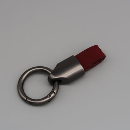Frosting Leather Car Keychain
