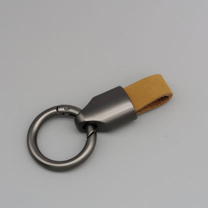 Frosting Leather Car Keychain