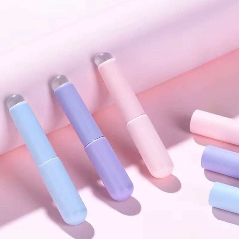 Multi-Function Round Silicone Lip, Eye Shadow Concealer Blending Brush