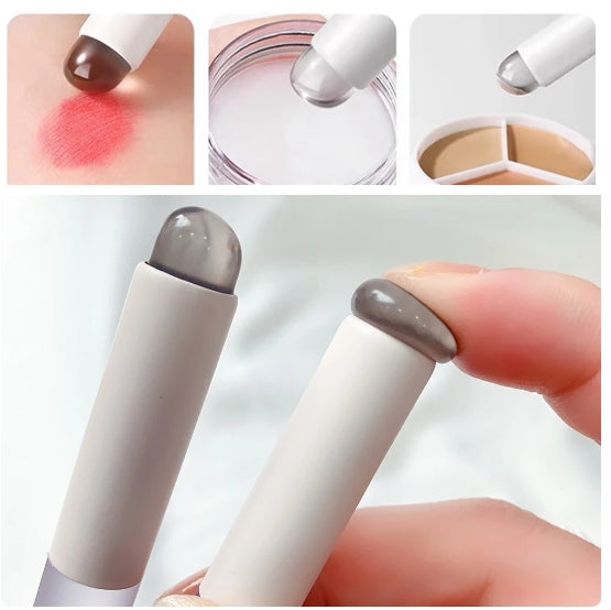 Multi-Function Round Silicone Lip, Eye Shadow Concealer Blending Brush